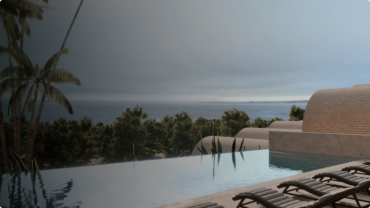 Панорамный бассейн