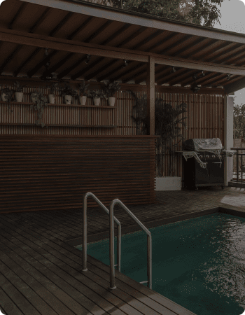 Hookah, bar, barbecue area